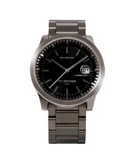 Tube Watch S42 Date Steel With Black Case